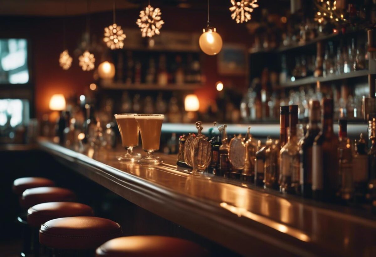 Il Bar Oltre rimarrà operativo fino a Natale. Dietro il banco ci sono giovani con disabilità.