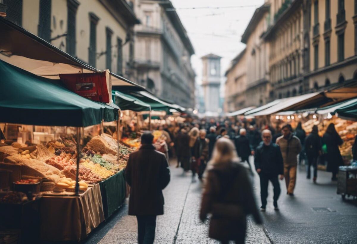 In via Sammartini a Milano è stato inaugurato un mercato solidale. Offre generi alimentari, vestiti e prodotti per l’igiene personale in un tentativo di aiutare le persone a superare la povertà estrema.