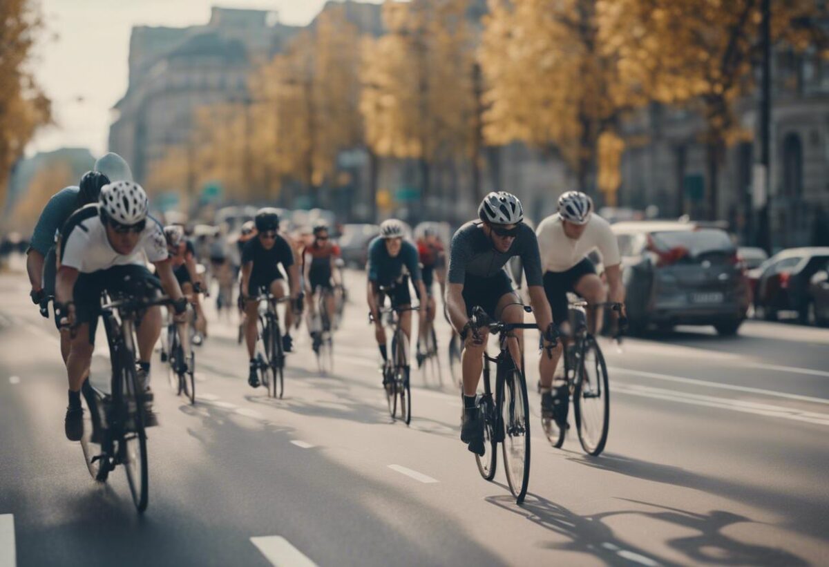 Le auto stanno occupando le piste ciclabili, la reazione dei ciclisti è formare catene umane.