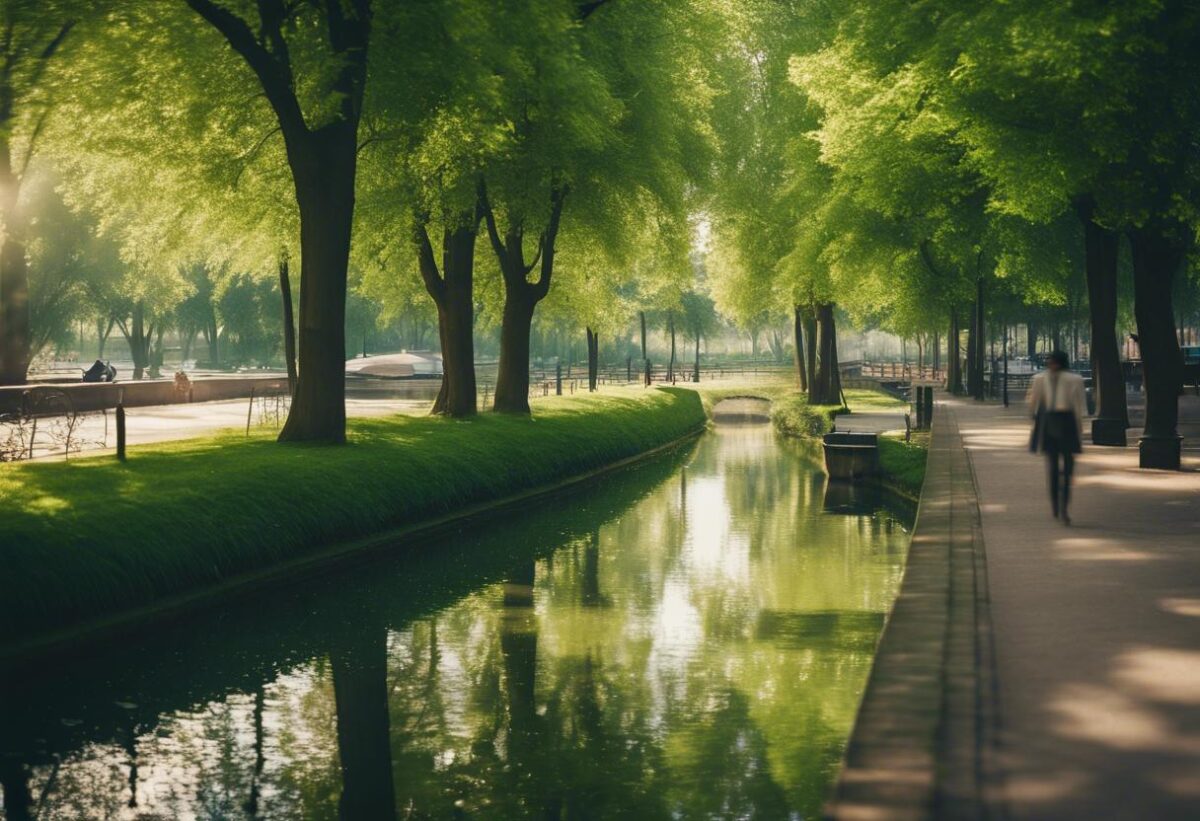 Il polmone verde dei Navigli: “Un’area verde ben mantenuta e sicura. L’unico inconveniente sono i graffiti”.