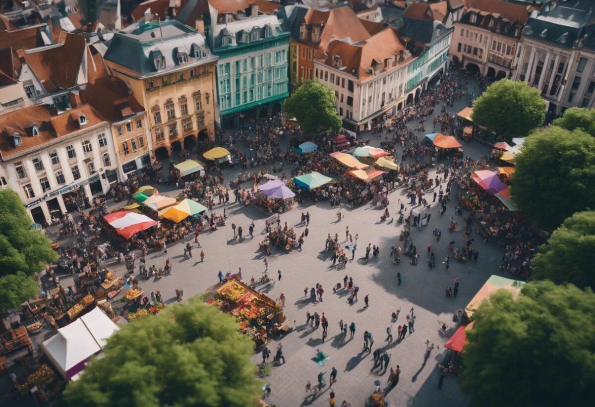 La piazza Minniti è nota per i suoi colori: un luogo di ritrovo, eventi e creatività, ma anche di rumore e costi elevati.