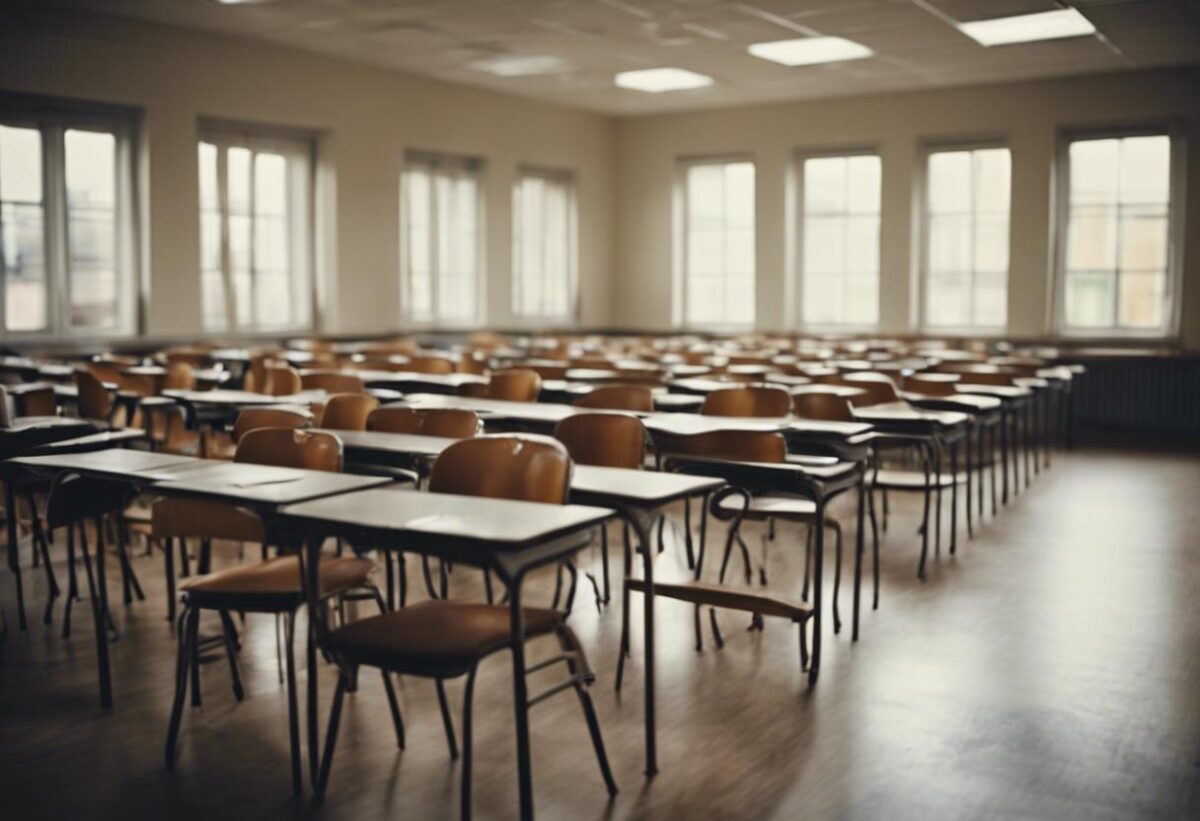 La presenza di 32 insegnanti per 65 studenti è stata denunciata. I genitori sostengono che questo nega il diritto all’istruzione.