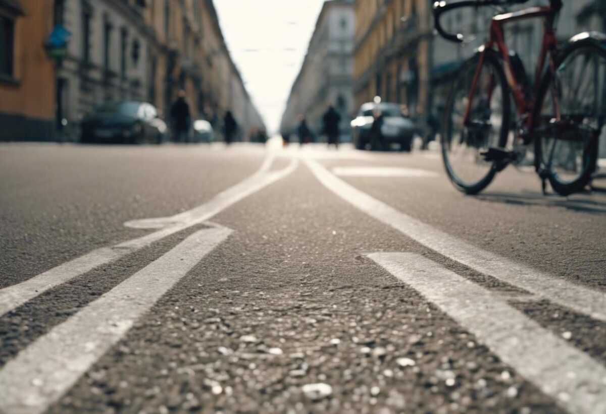 Per salvaguardare la pista ciclabile di Milano, le persone si sono unite formando una catena umana attraverso l’uso di biciclette.