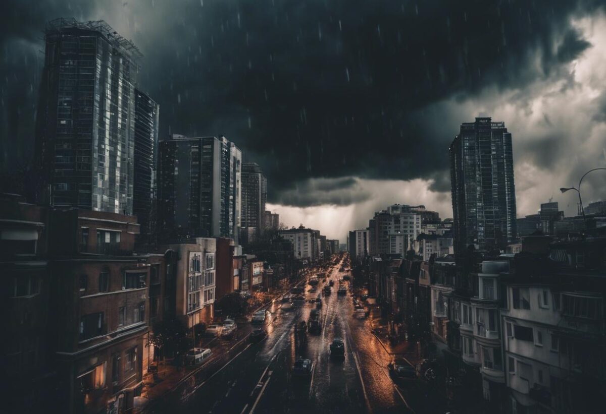 Allarme per condizioni meteorologiche avverse, stato di preallarme di livello arancione.
