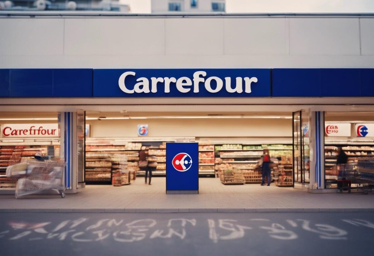 Un uomo mascherato e armato di machete ha assaltato il Carrefour, portando via tutti i contanti presenti alla cassa.