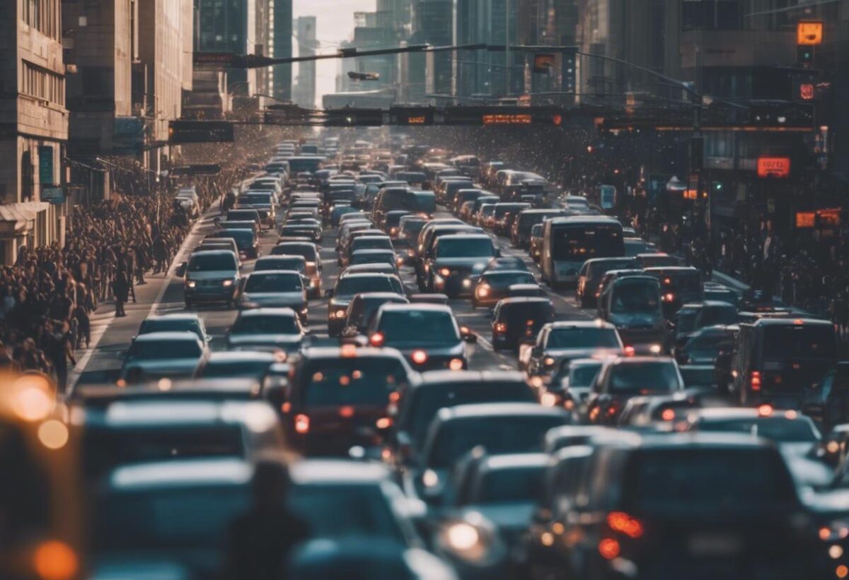 Il traffico urbano rappresenta un ostacolo all’evoluzione della città.