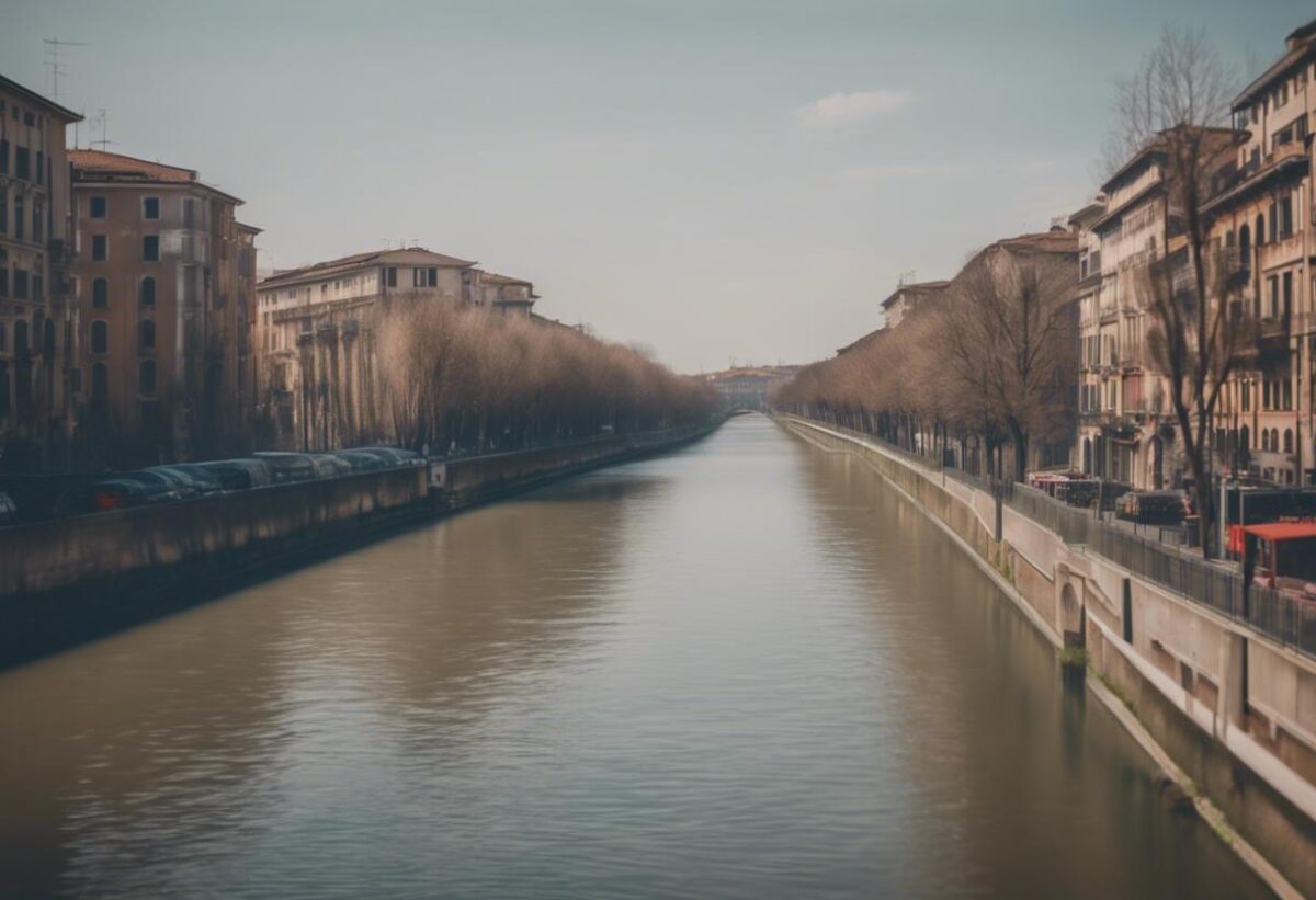Un cervo è finito nel canale di scolo a pochi chilometri da Milano, secondo un video.