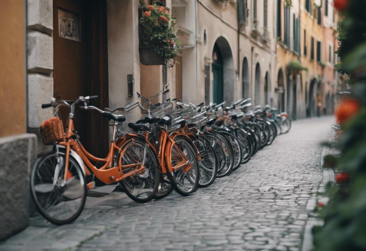 Nel cuore della città, la presenza di biciclette supera quella dei furgoni nel Quadrilatero, nell’anticipazione dell’introduzione della Zona a Traffico Limitato.
