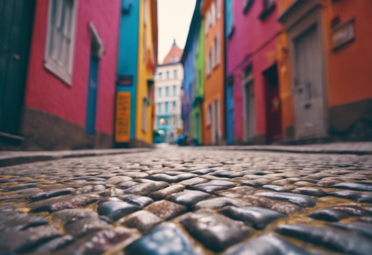 “Il vivace via Beroldo, ora un’area dedicata alle scuole, ma hanno eliminato i parcheggi” sottolinea il contrasto di una strada piena di colori e vita.