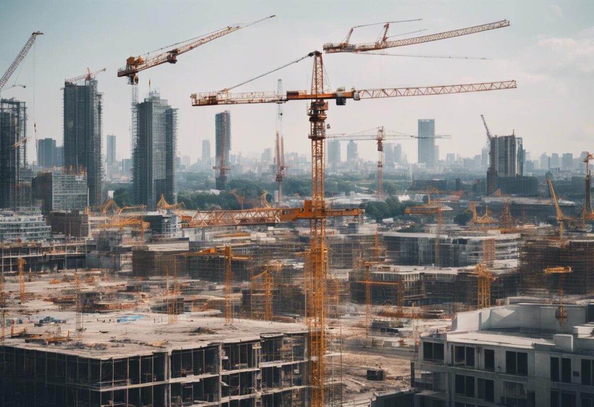 Su Milano 3.0, otto lavoratori risalgono sulle gru del sito di costruzione.
