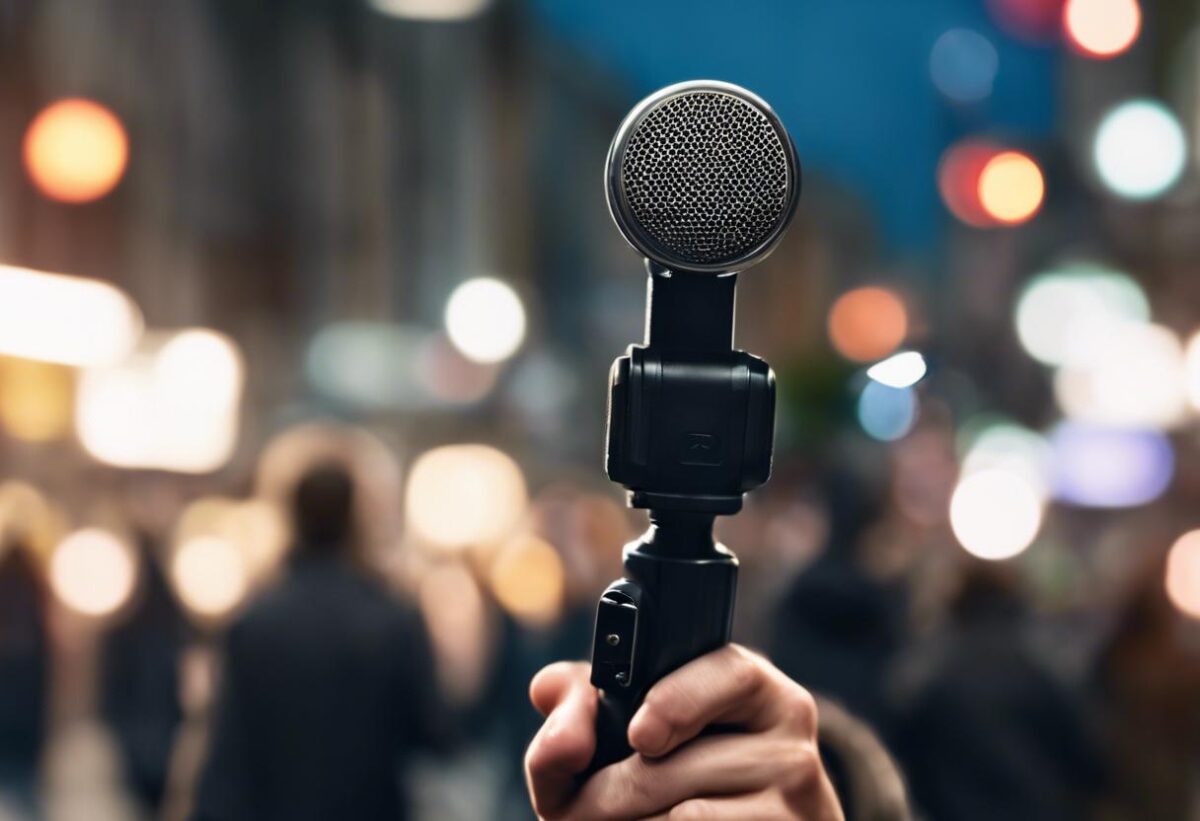 Fermata mentre stava trasmettendo in diretta, assalita per strada: filmato.