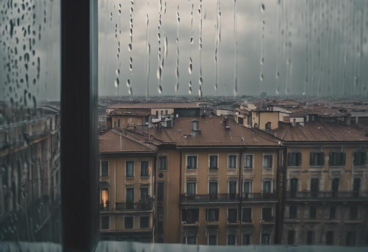 Dopo giorni di nuvole e piogge a Milano, tutto si trasforma.