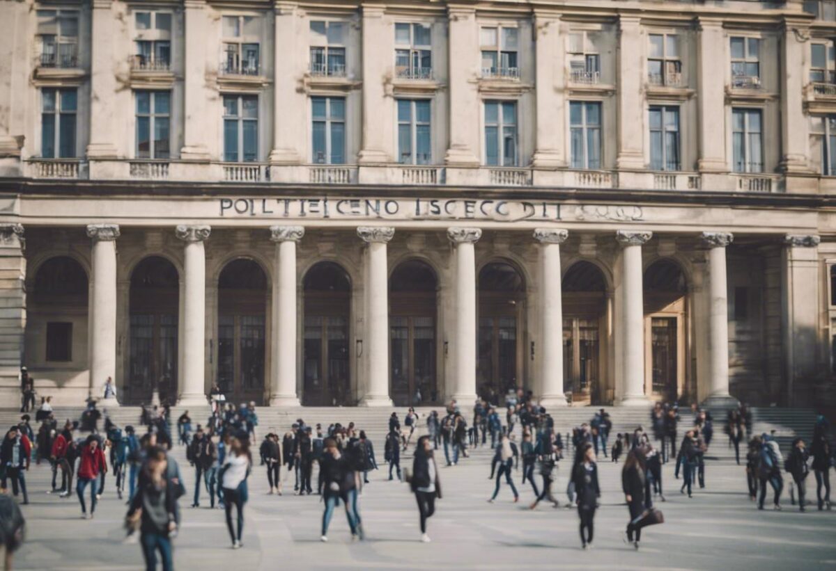Futuri ingegneri del Politecnico di Milano impegnati a supportare anziani e persone con disabilità.