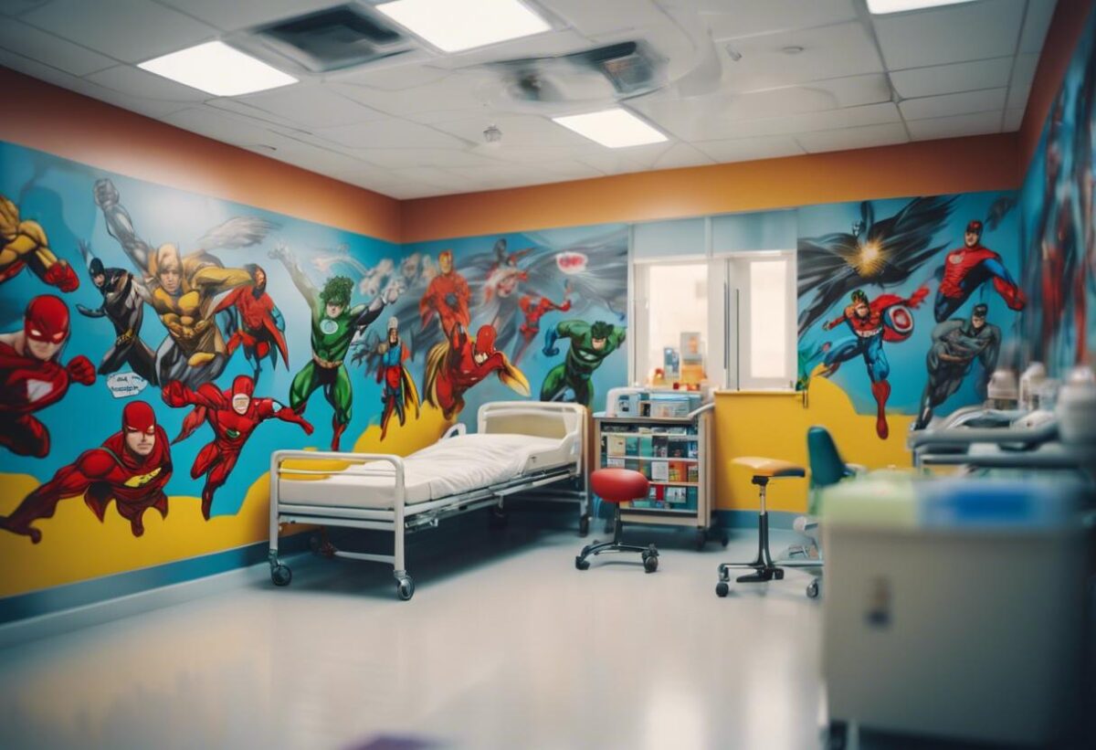 I giovani pazienti del reparto pediatrico del Niguarda hanno vissuto un pomeriggio indimenticabile, pieno di emozioni grazie alla presenza di supereroi acrobatici.