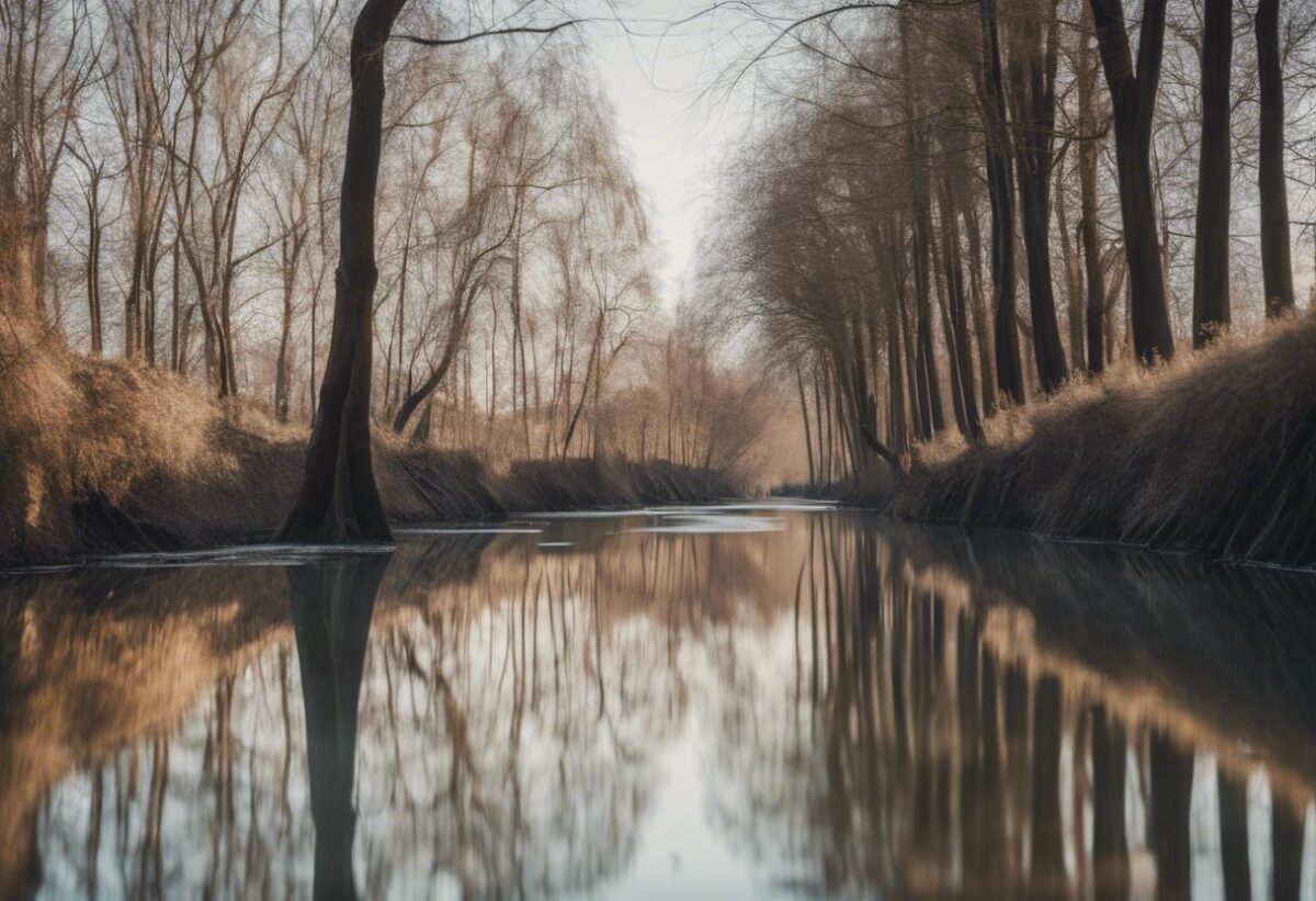 A Milano, i vigili del fuoco stanno rimuovendo i tronchi dal fiume Lambro a causa dei temporali.