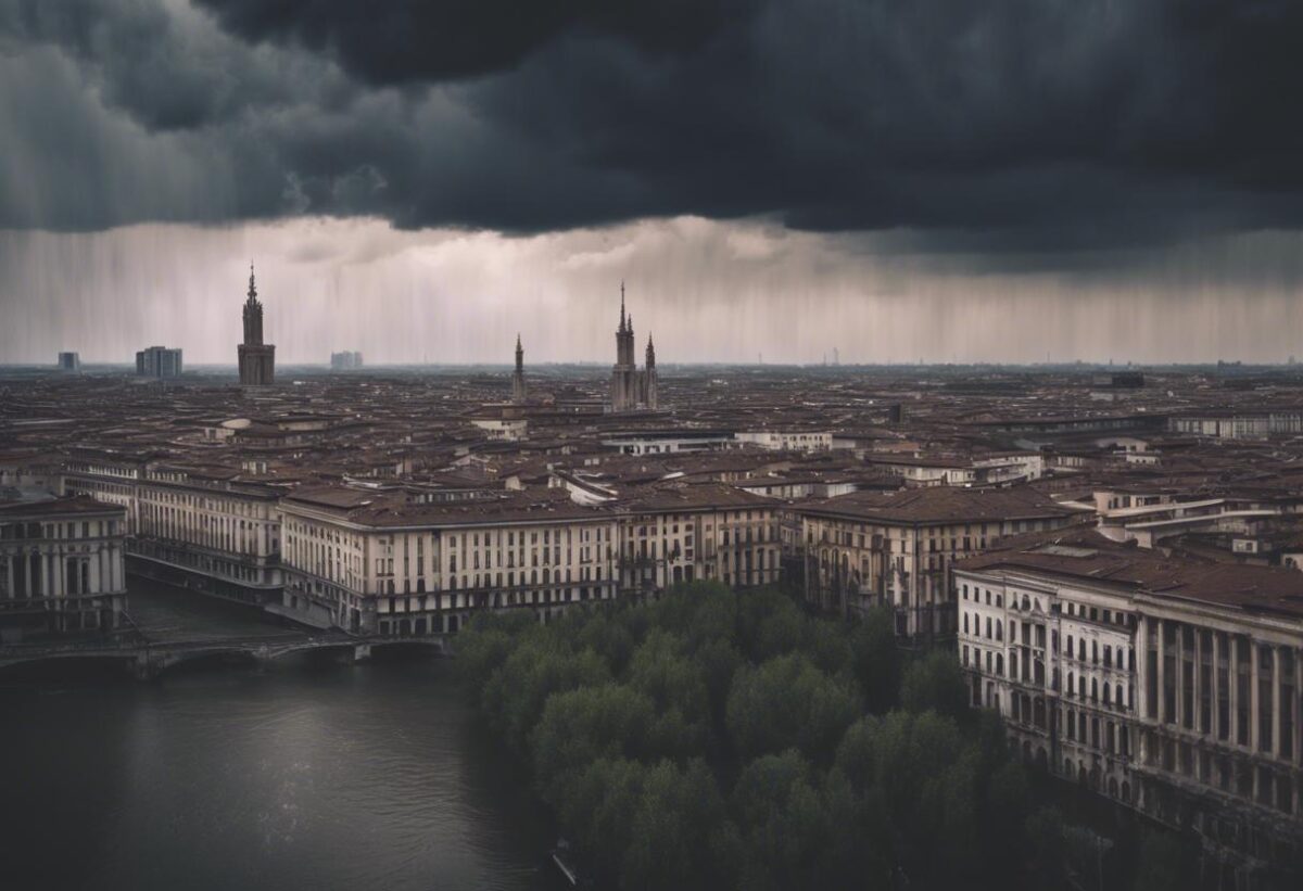 Temporali intensi stanno per colpire: a Milano è stata attivata l’allerta arancione, con particolare attenzione per i fiumi Seveso e Lambro.