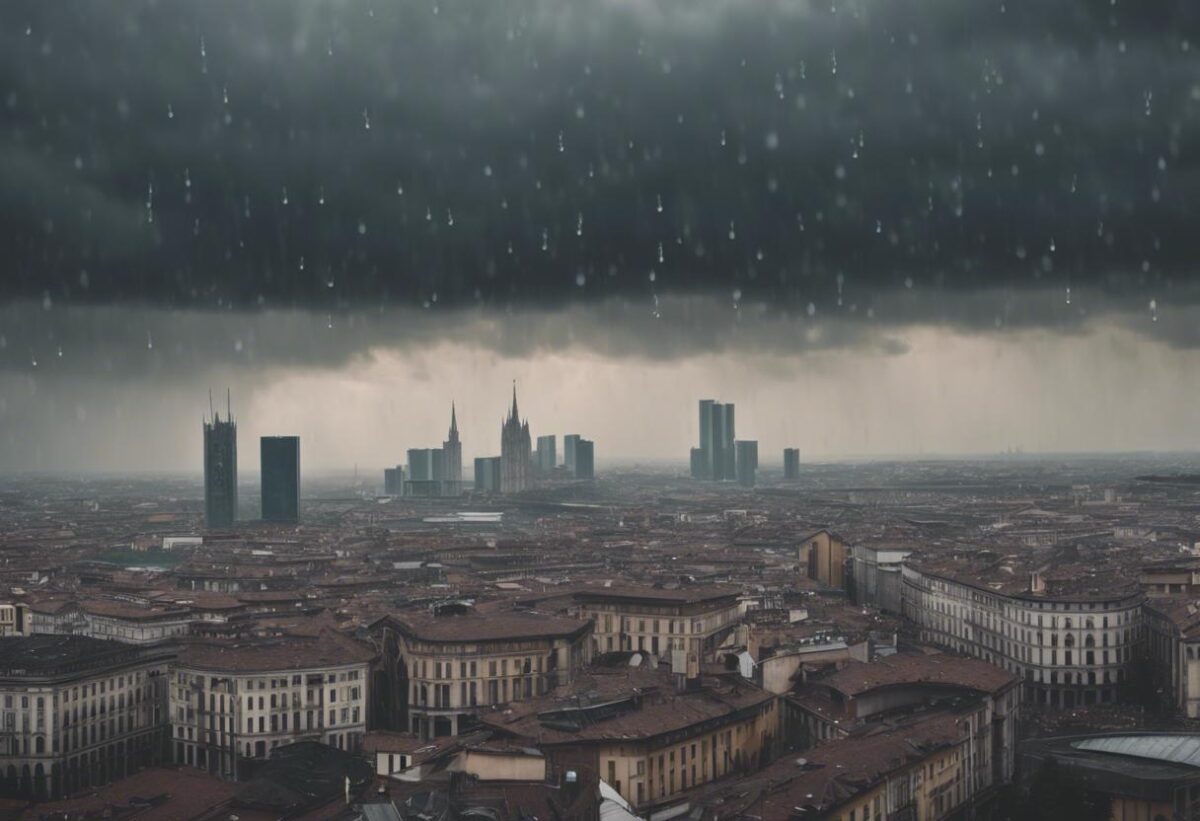 Milano resta colpita da condizioni meteorologiche avverse: sono attese altre piogge intense.