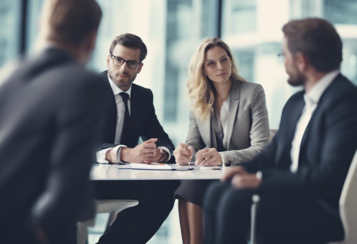 Rappresentanti di vendita, specialisti e membri del team di sala.