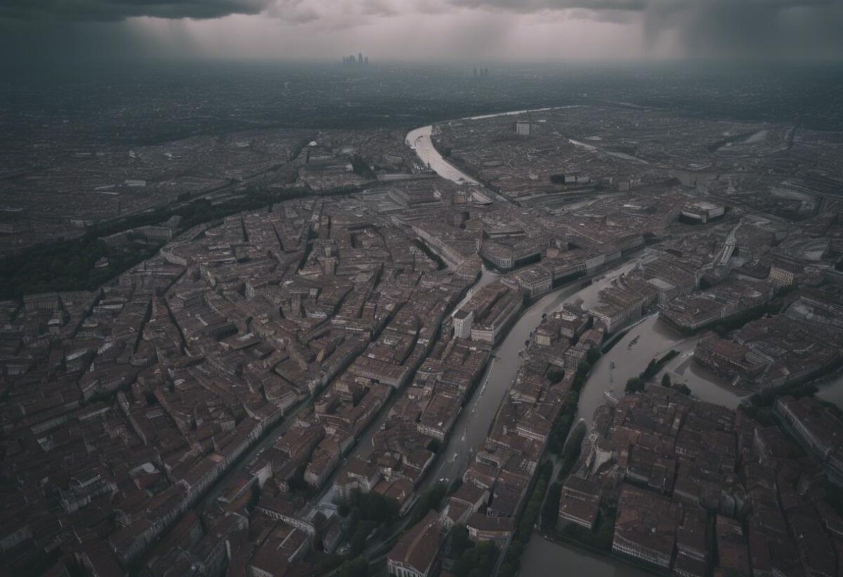 Milano si riorganizza mentre una tempesta si abbattere sulla città: “I livelli dei fiumi Seveso e Lambro iniziano a crescere.”