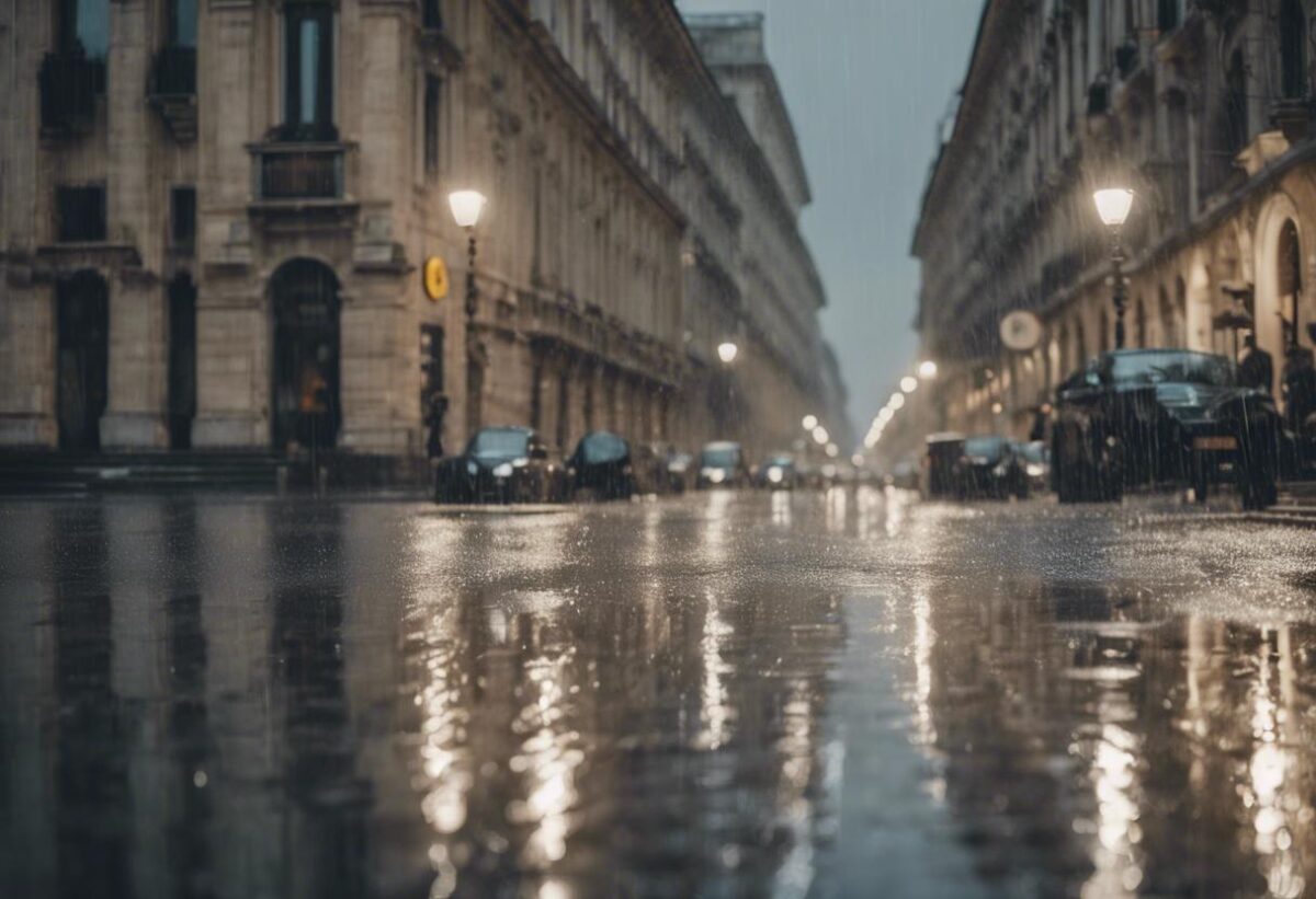 Sei stati rubati i pluviali a Milano, causando allagamenti all’interno di una scuola.