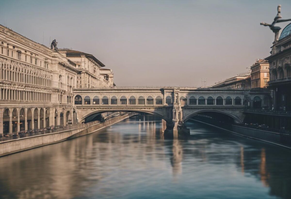 Malteppo a Milano: il fiume Lambro straripa e l’acqua invade la Galleria Vittorio Emanuele.