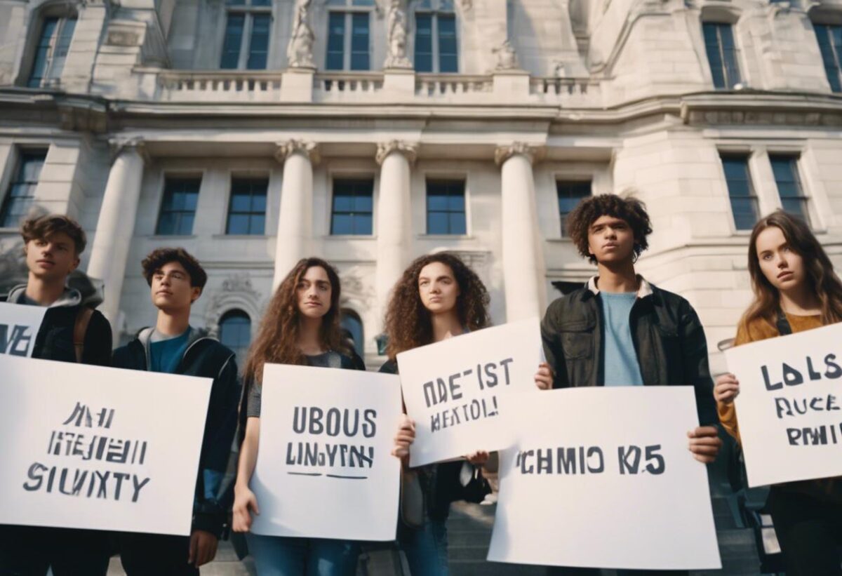 Protesta degli studenti universitari di fronte al municipio, allestita una tenda: “Necessitiamo di più residenze per studenti”.