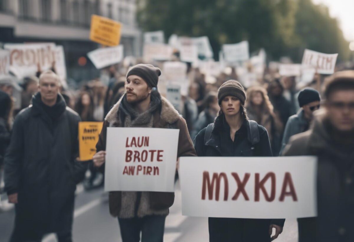 I residenti stanno manifestando per esprimere il loro dissenso riguardo al nuovo sistema di traffico, che sembra non essere efficace.