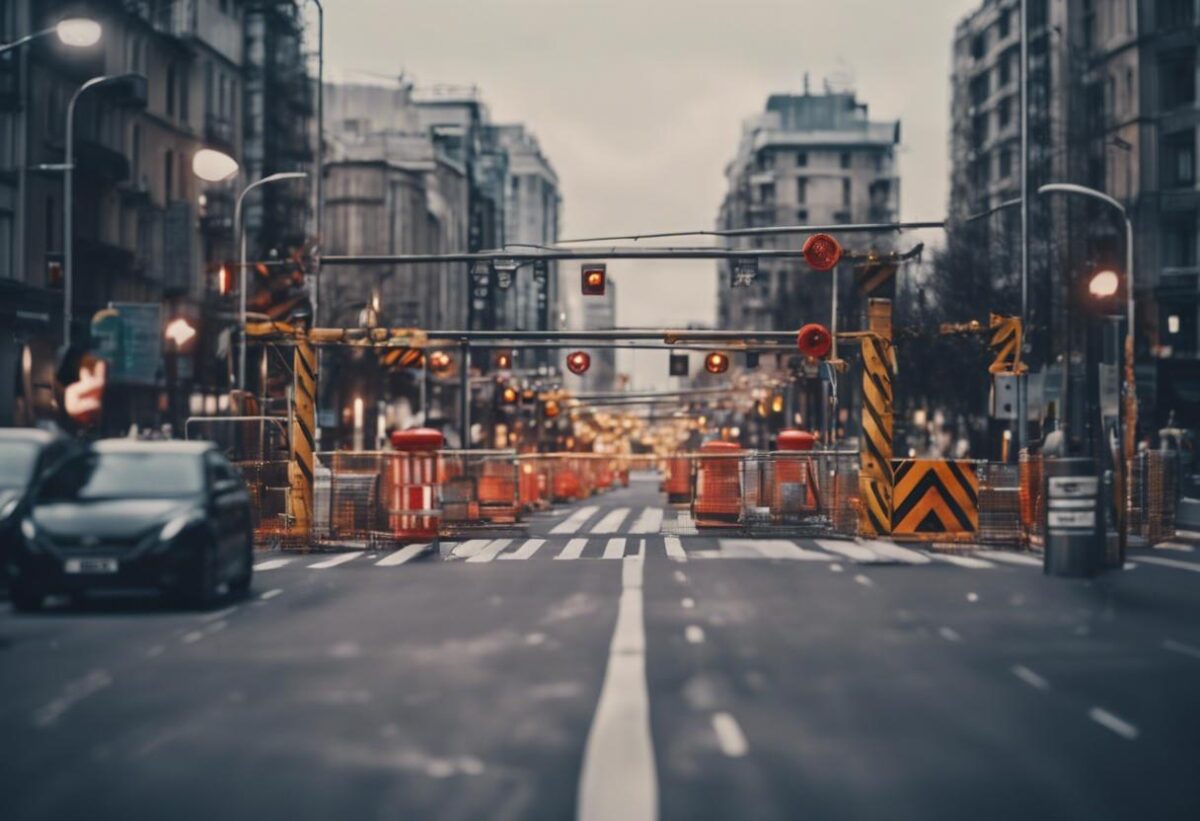 Strade e segnali luminosi. Lavori in corso, si procede!