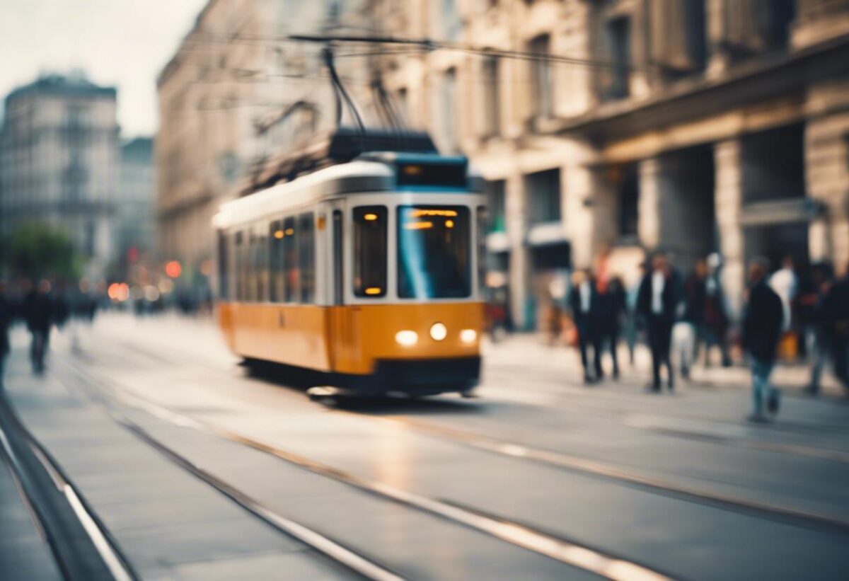 Un video mostra come un’auto ostacoli il percorso del tram, e in dieci la rimuovono manualmente.
