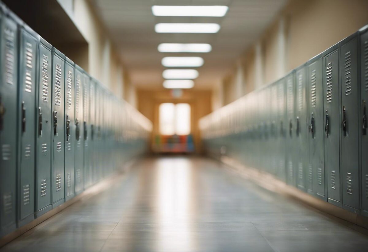 Un insegnante è stato attaccato da uno studente mentre si trovava nel corridoio della scuola, e ha dovuto essere trasportato in ospedale.