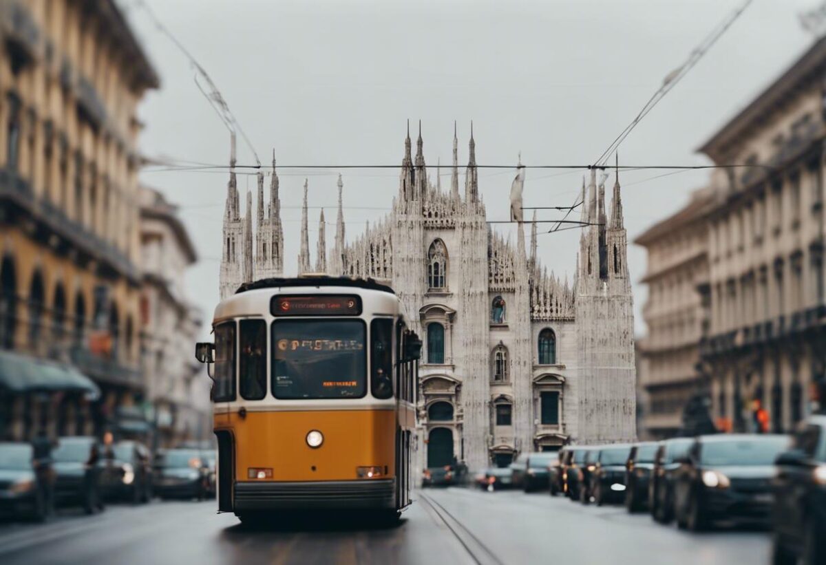 A Milano, un filobus di Atm è stato praticamente distrutto.