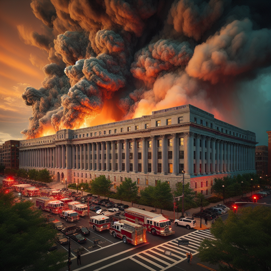 Incendio al Palazzo di giustizia di Milano: evacuazione e intervento dei vigili del fuoco