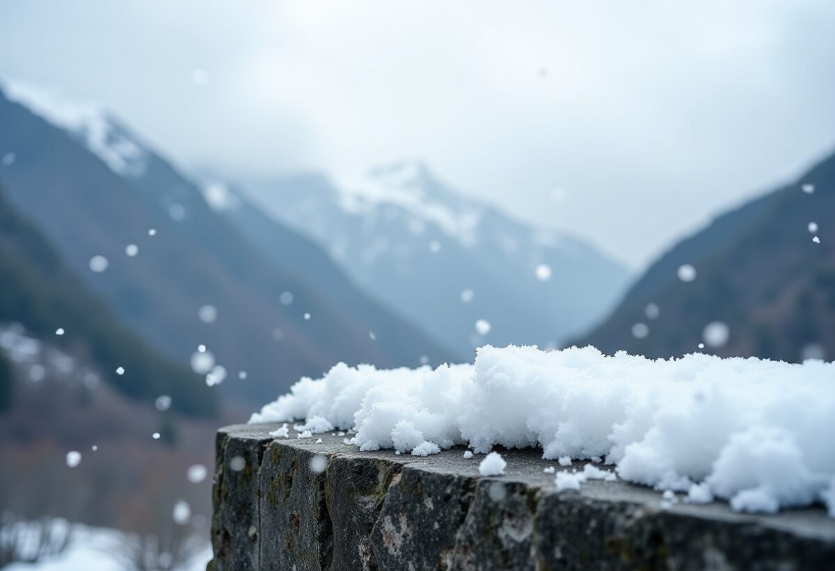 Previsioni meteo: freddo in arrivo e primi fiocchi di neve in Lombardia
