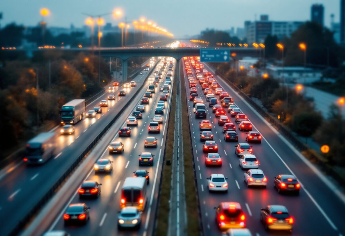 Incidente sulla Tangenziale Est di Milano provoca lunghe code