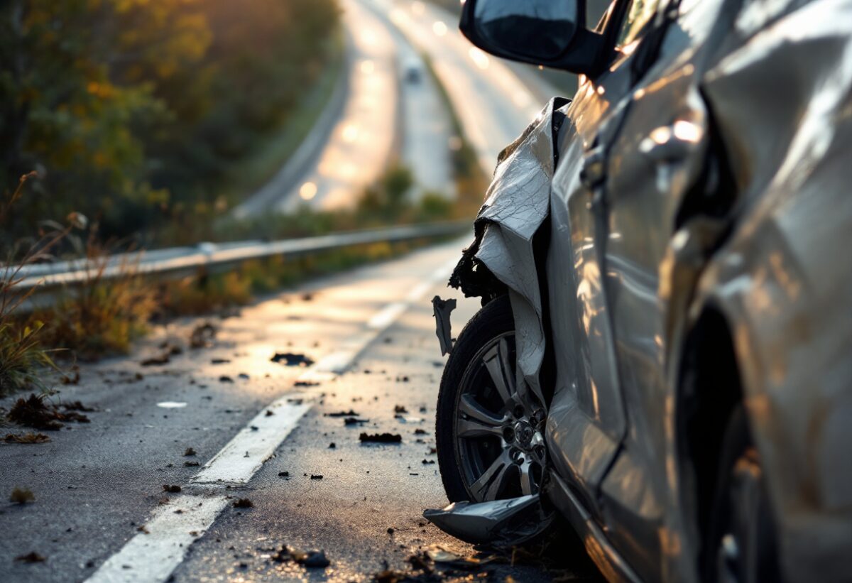 Incidente stradale in tangenziale: due feriti in codice giallo