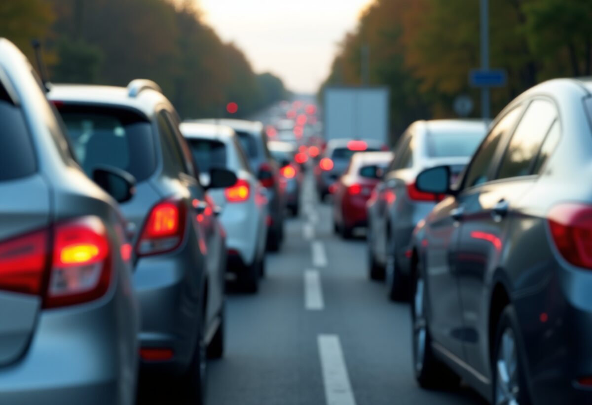 Incidente stradale sulla tangenziale ovest di Milano provoca lunghe code