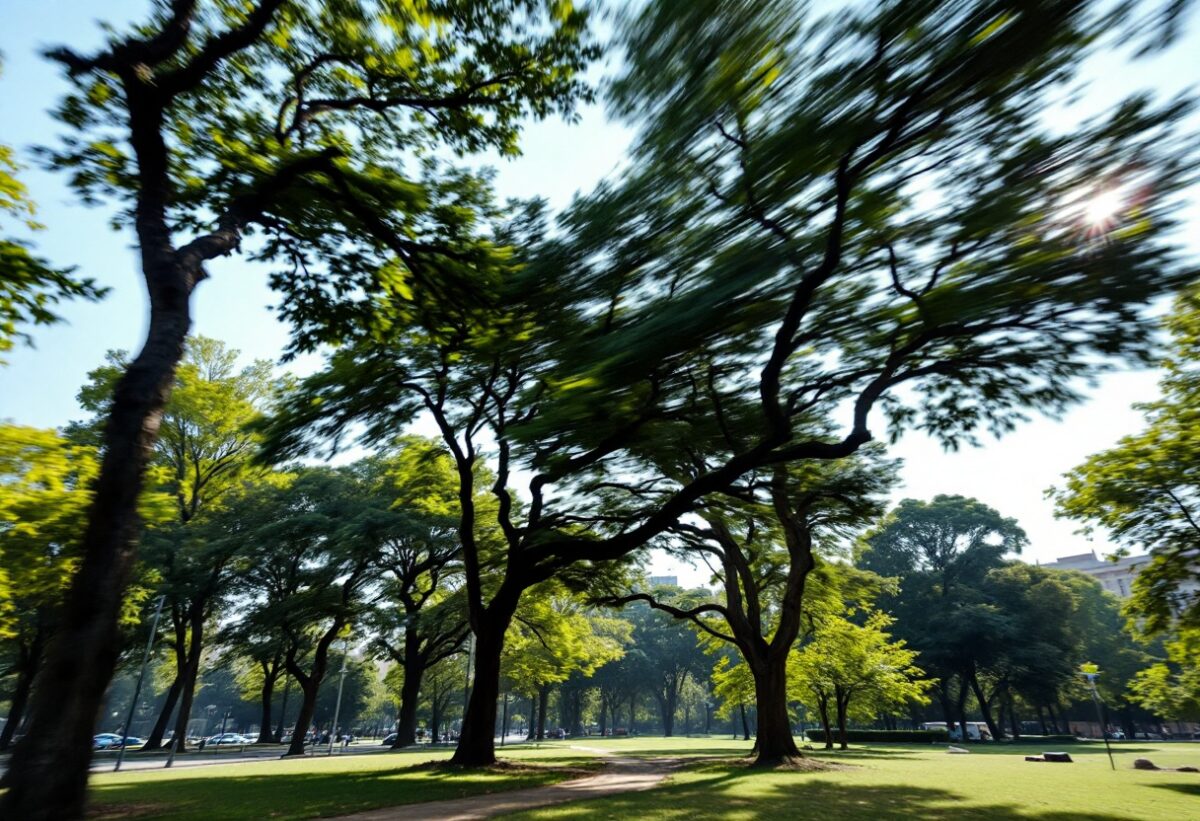 Allerta meteo a Milano: chiusura dei parchi e misure di sicurezza