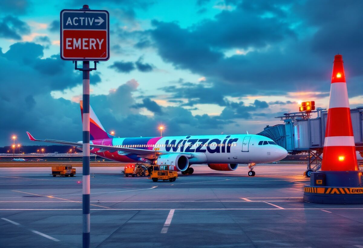 Emergenza medica su volo Wizzair: atterraggio d’emergenza a Fiumicino