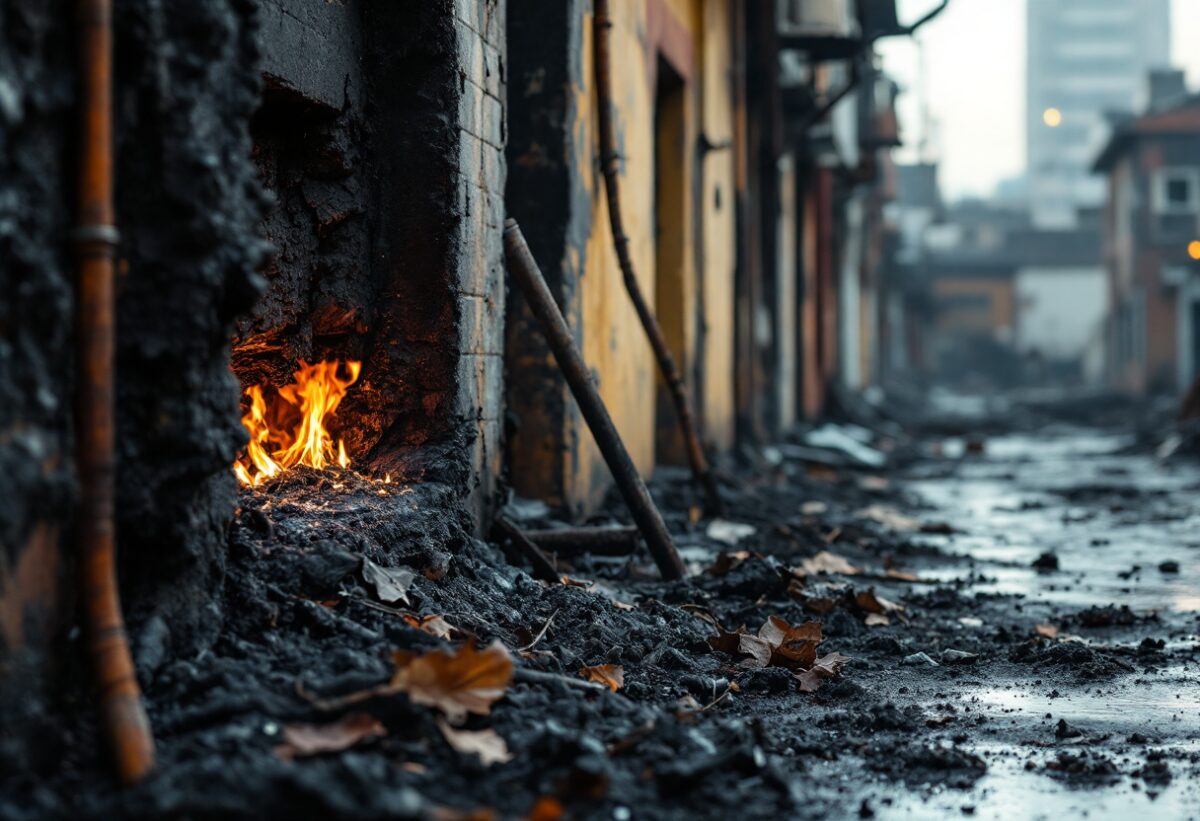 Incendio mortale a Milano: autista di tir perde la vita