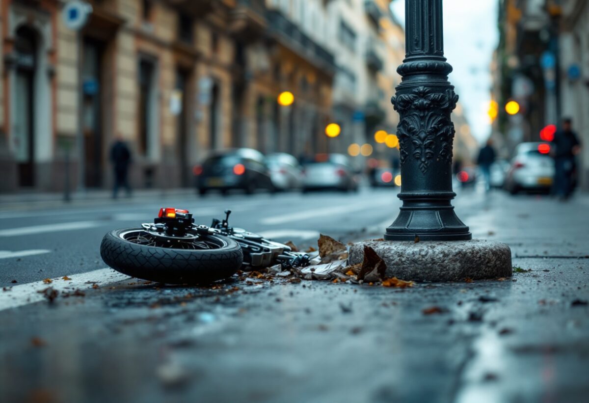 Grave incidente motociclistico a Milano: un uomo in prognosi riservata