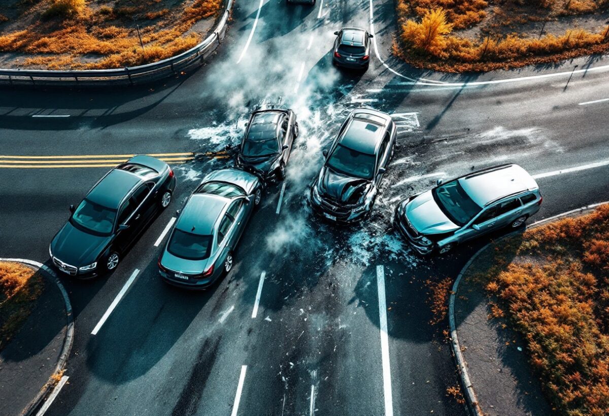 Incidente stradale sull’A9: tre auto coinvolte in un tamponamento