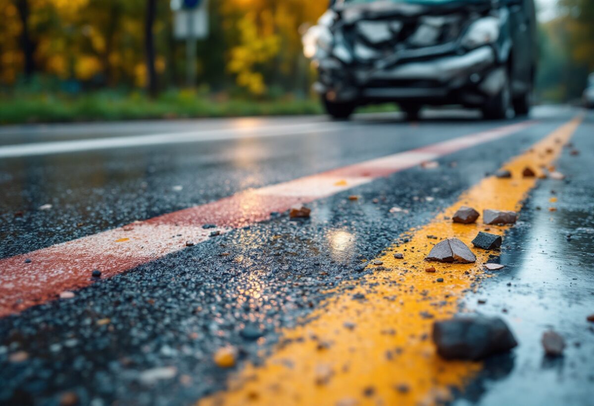 Incidente stradale a Vanzaghello: fuga di gas metano e intervento dei vigili del fuoco