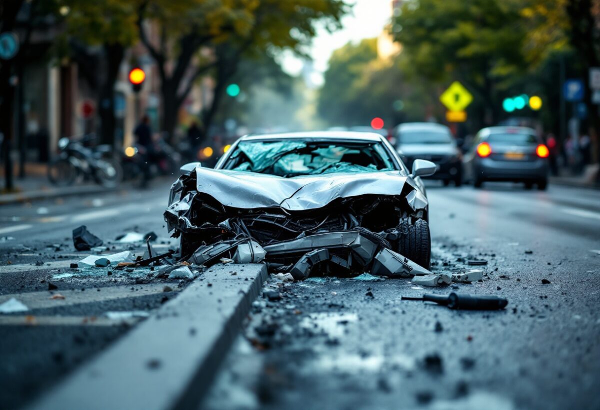 Incidente stradale a Cesate: un uomo in gravi condizioni dopo lo scontro