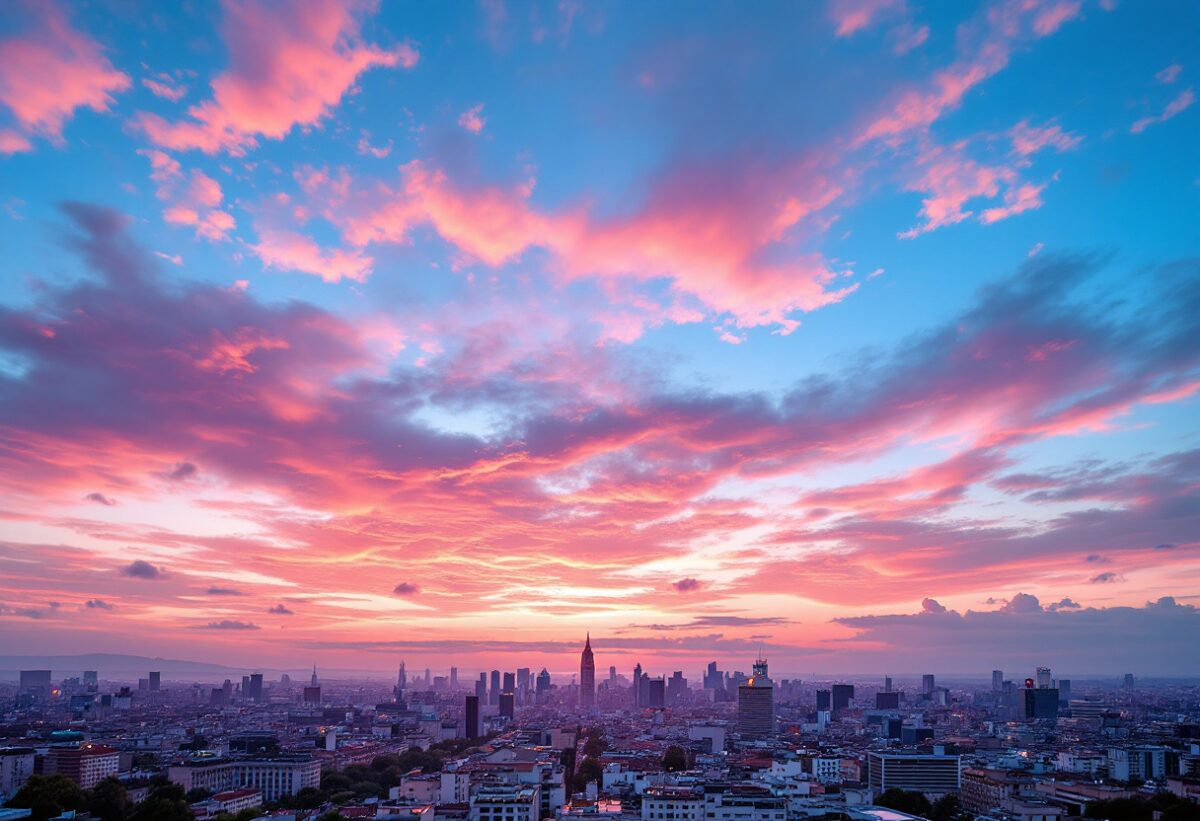 L’alba rosa di Milano: un fenomeno atmosferico straordinario