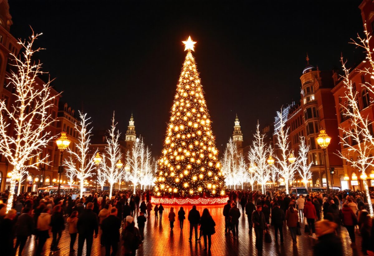 Milano si illumina per il Natale: un’atmosfera magica in città