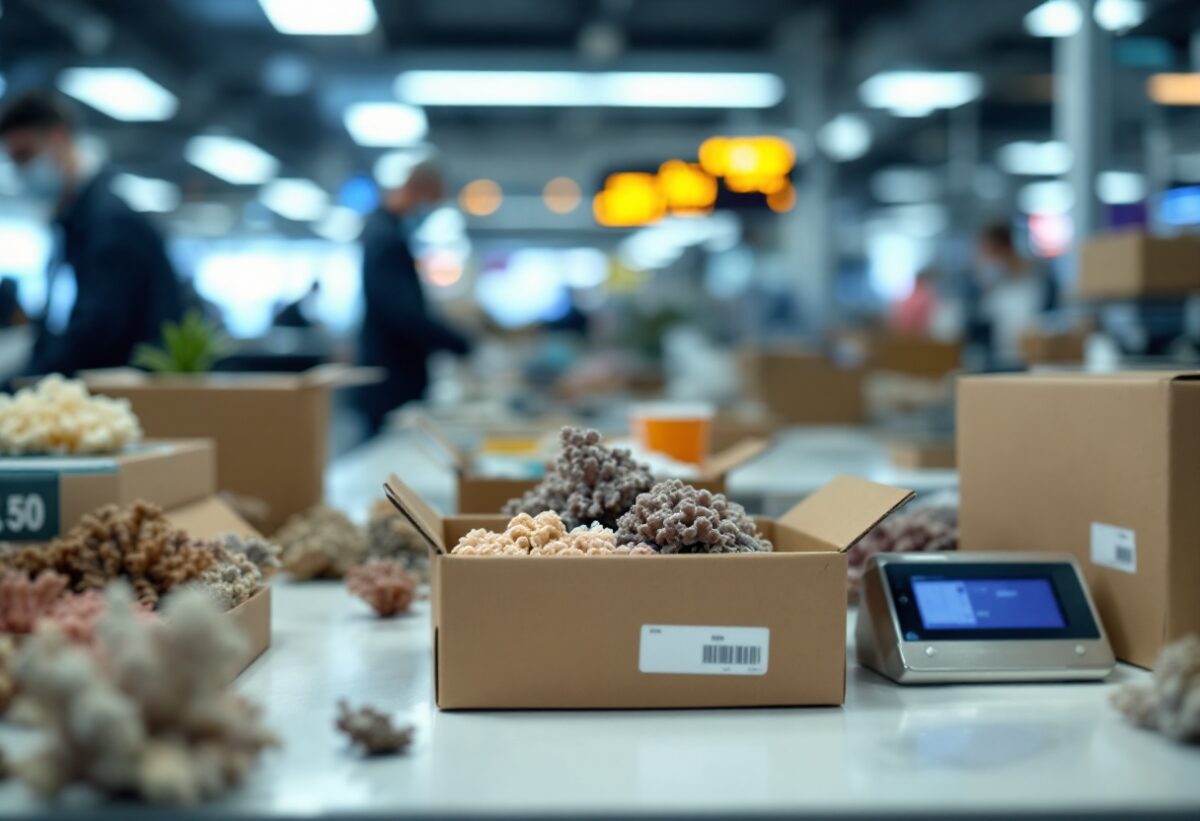 Sequestro di coralli all’aeroporto di Linate: un caso di commercio illegale