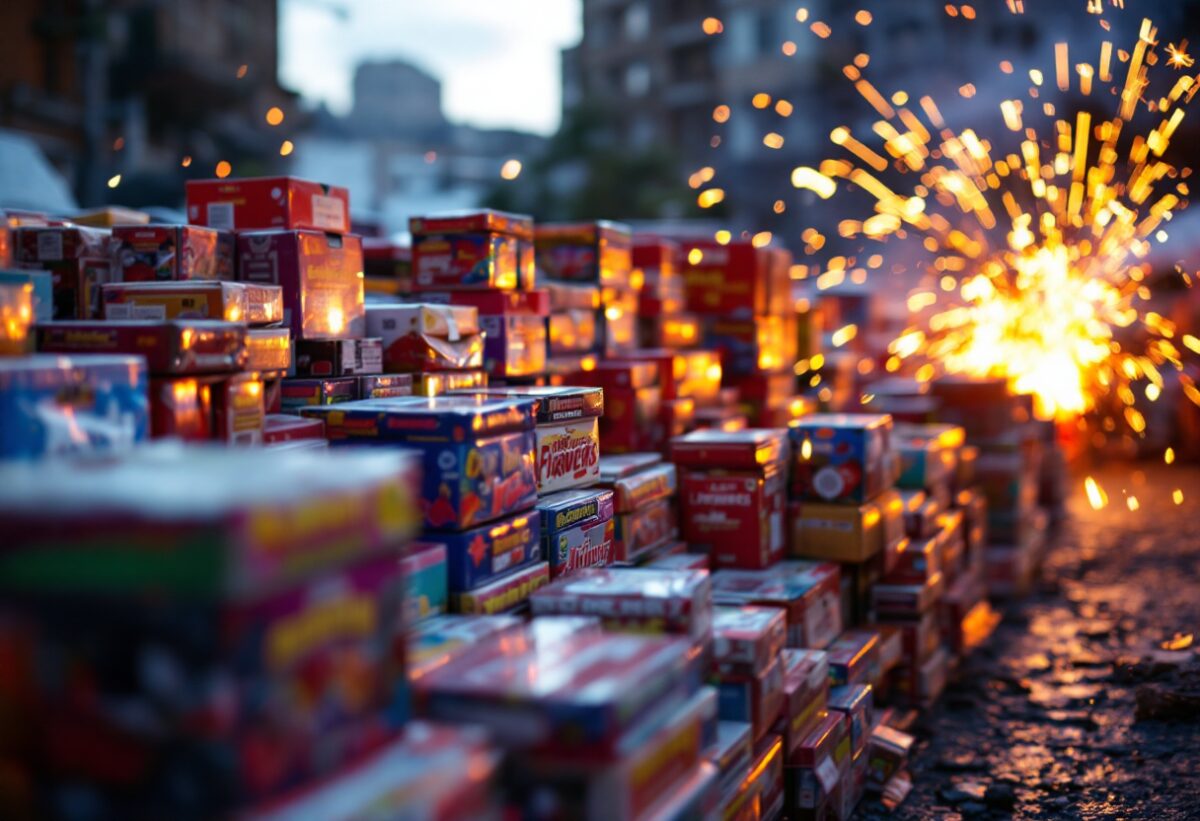 Sequestro di fuochi d’artificio a Cologno Monzese: operazione della polizia