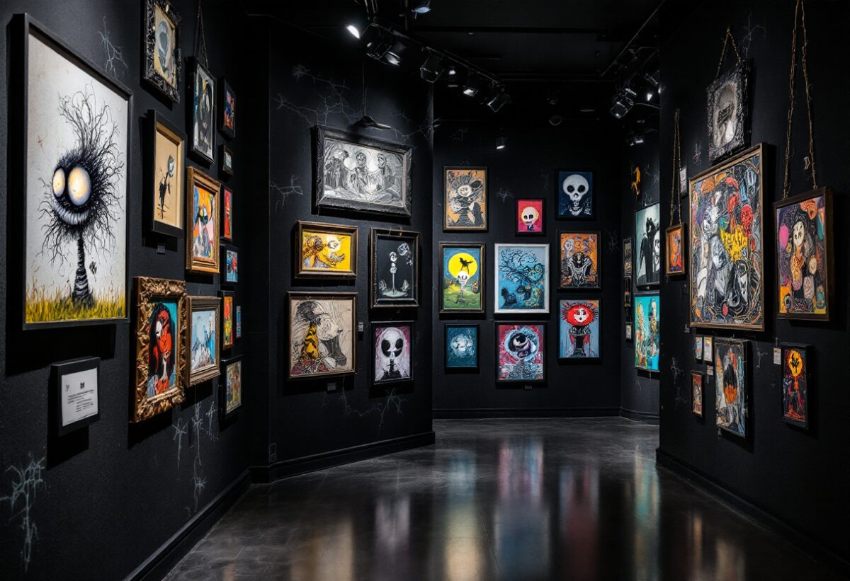 Tim Burton: un viaggio immersivo nel suo mondo creativo a Milano