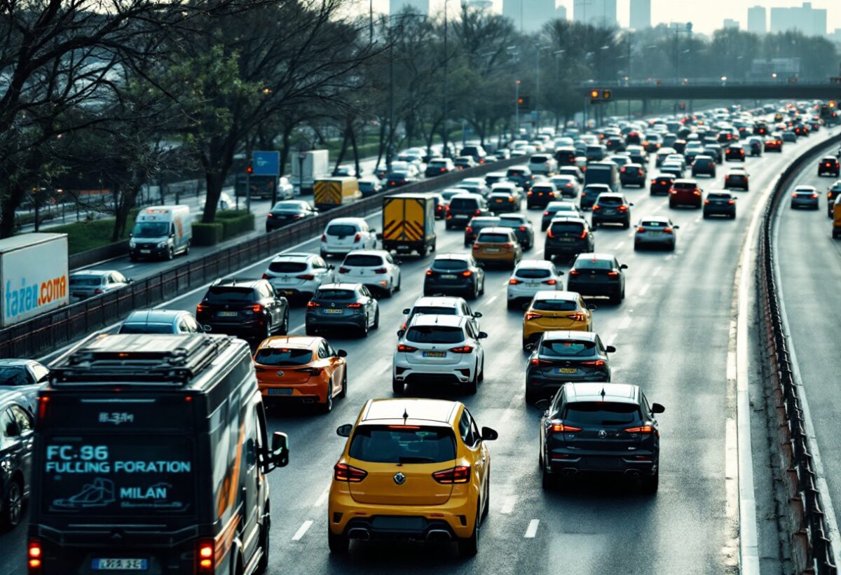 Traffico intenso e incidenti sulla tangenziale Est e autostrada A4