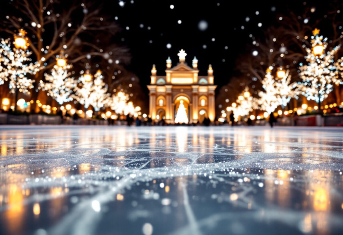 Il villaggio natalizio all’Arco della Pace: un’esperienza magica e solidale